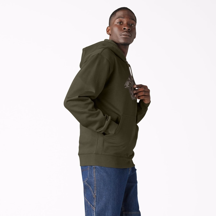 Hanorac cu logo camuflat hidrofug