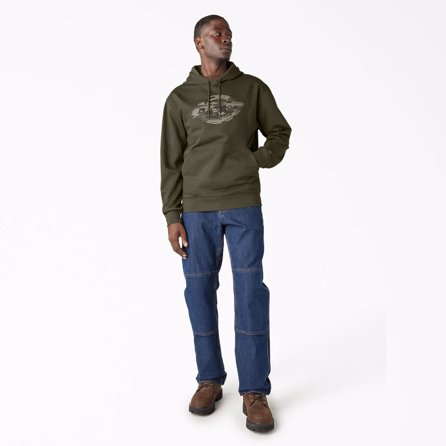 Hanorac cu logo camuflat hidrofug