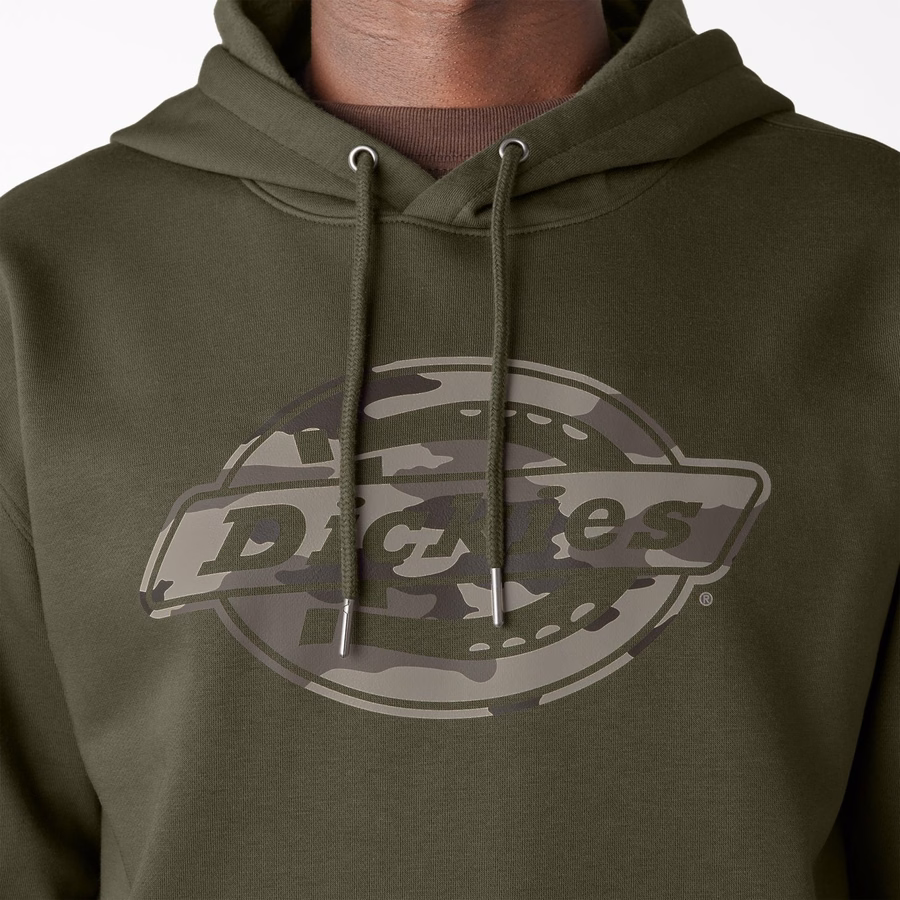 Hanorac cu logo camuflat hidrofug