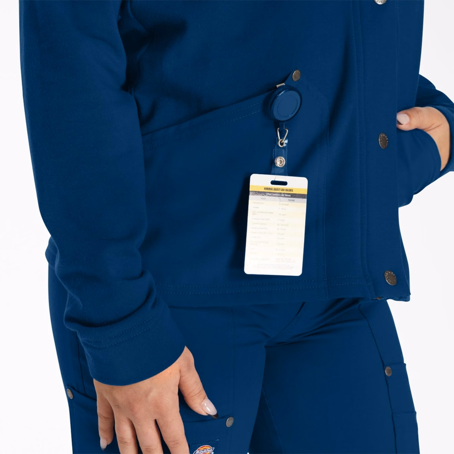 Jachetă medicală EDS NXT cu fermoar frontal pentru femei