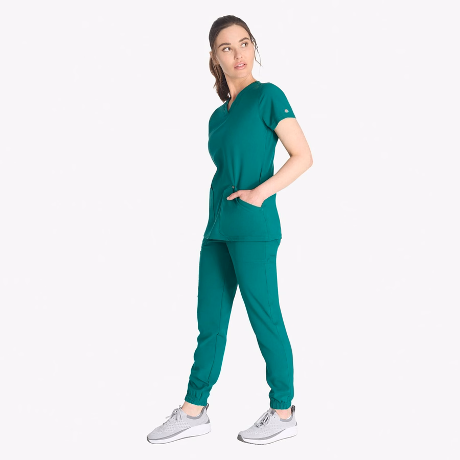 Bluză medicală EDS NXT cu decolteu în V pentru femei