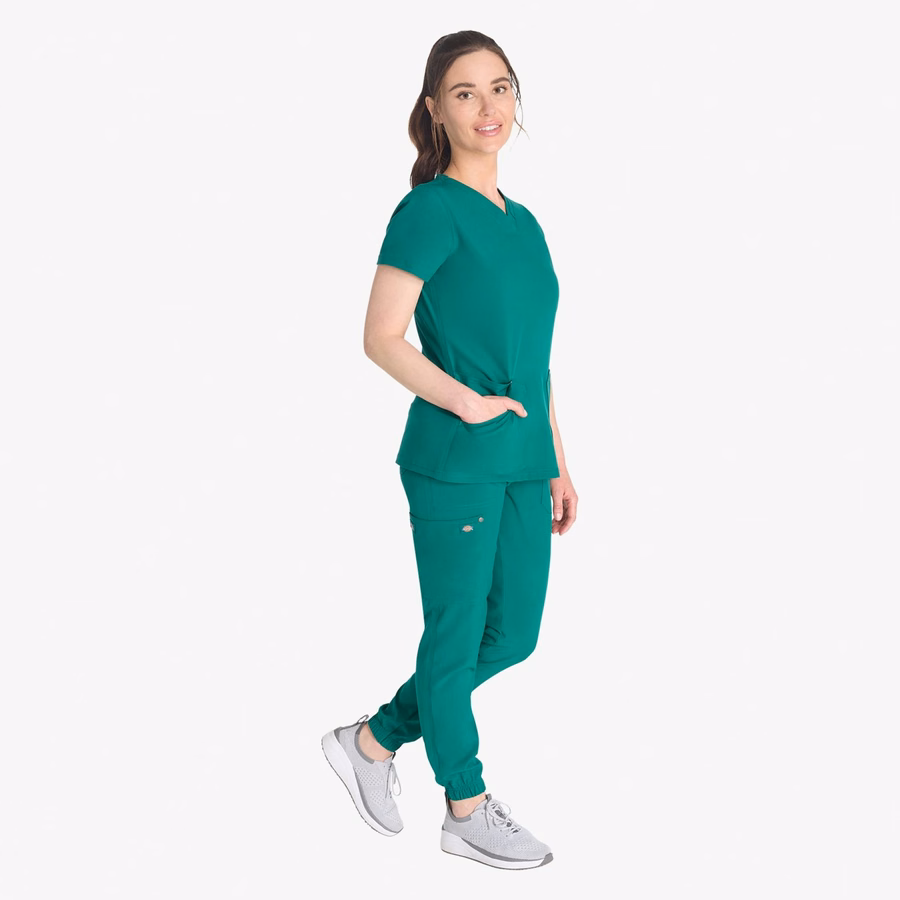 Bluză medicală EDS NXT cu decolteu în V pentru femei