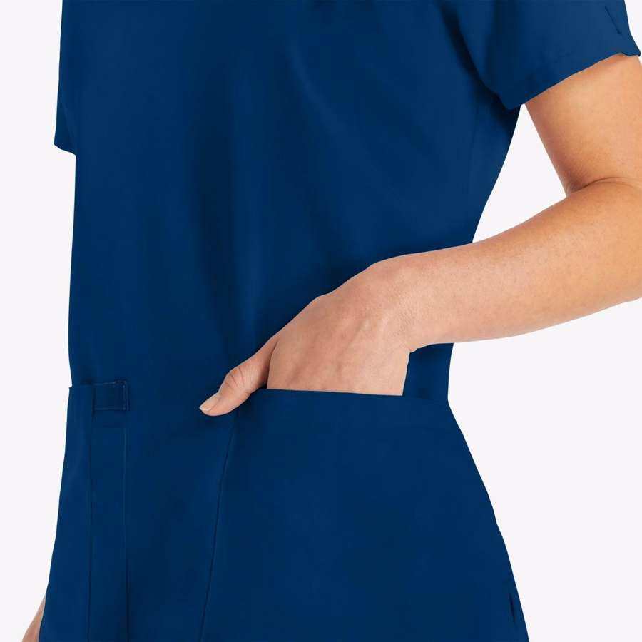 Bluză medicală EDS Essentials cu decolteu în V pentru femei