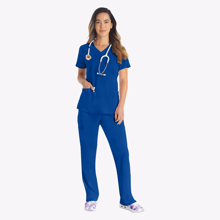 Bluză medicală EDS Essentials cu decolteu în V pentru femei
