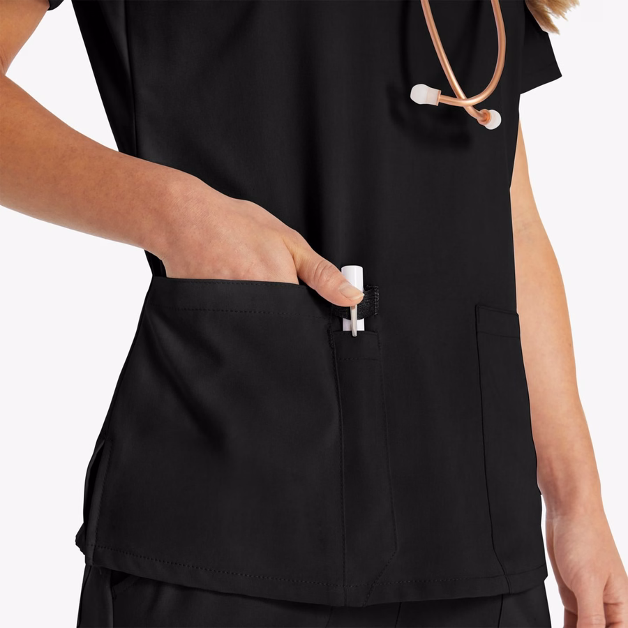 Bluză medicală EDS Essentials cu decolteu în V pentru femei