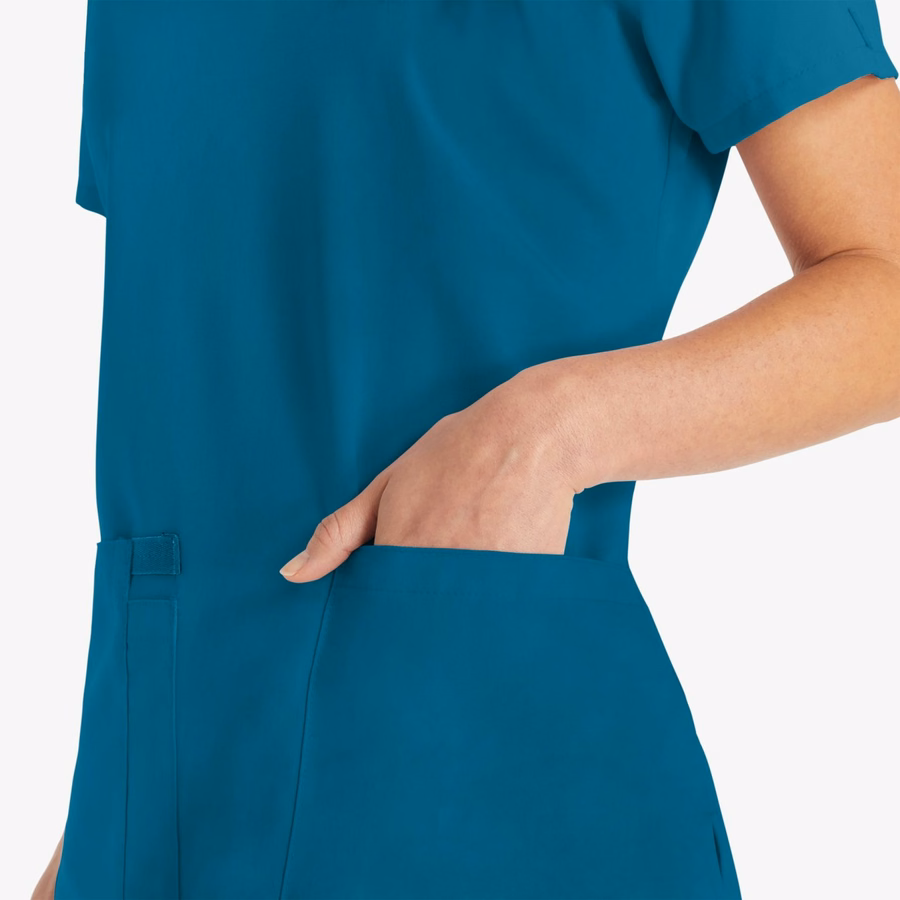 Bluză medicală EDS Essentials cu decolteu în V pentru femei