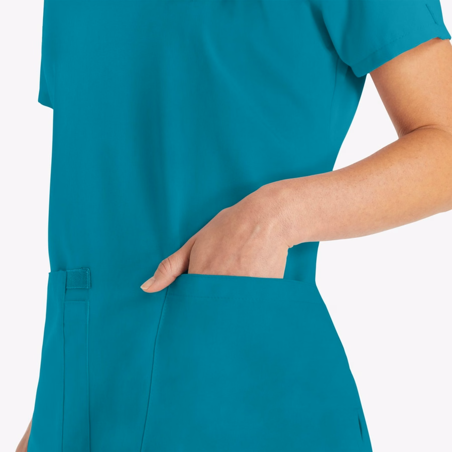 Bluză medicală EDS Essentials cu decolteu în V pentru femei