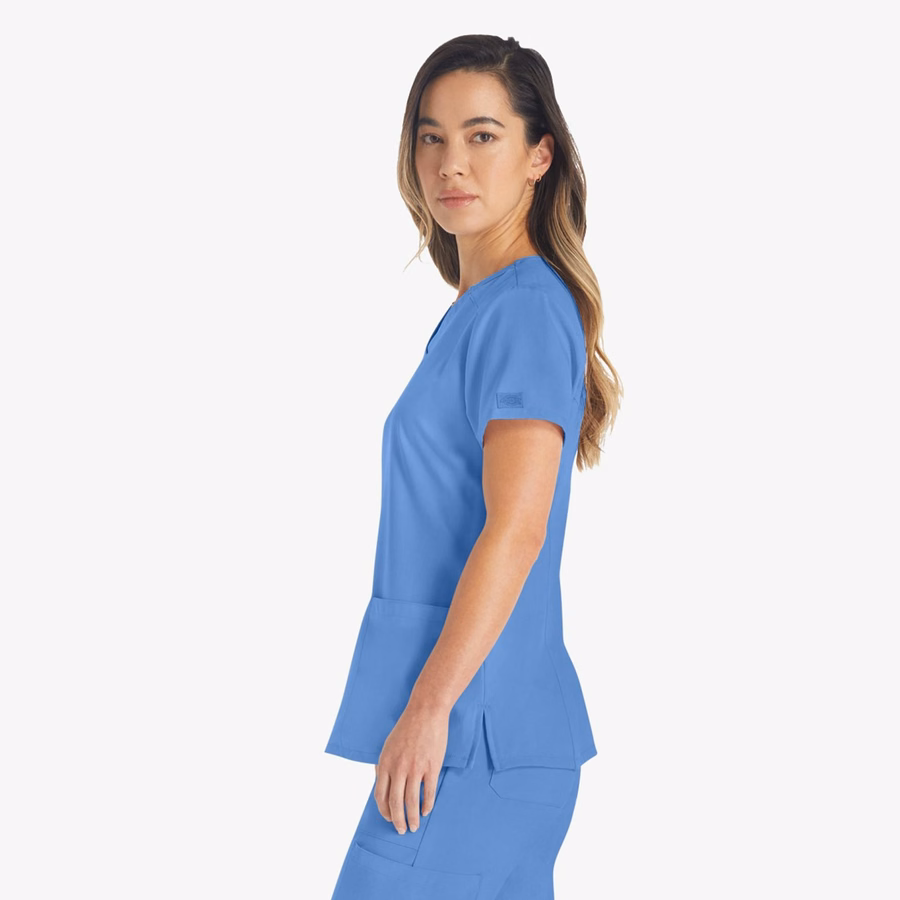 Bluză medicală EDS Essentials cu decolteu în V pentru femei