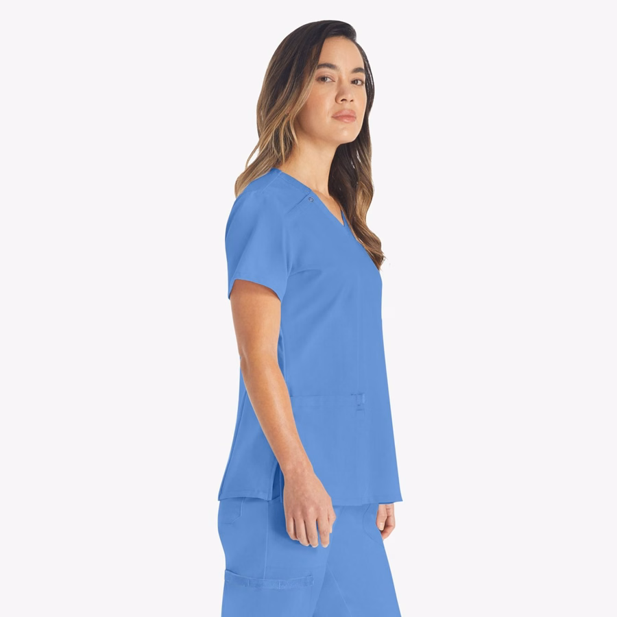 Bluză medicală EDS Essentials cu decolteu în V pentru femei