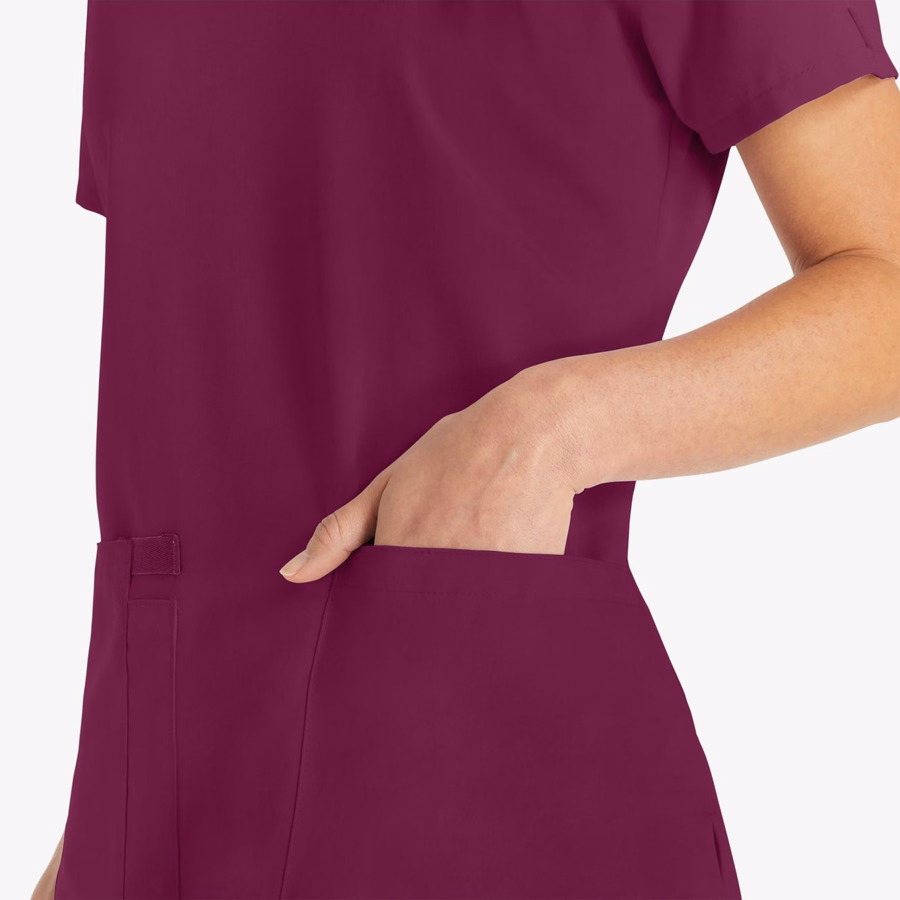 Bluză medicală EDS Essentials cu decolteu în V pentru femei