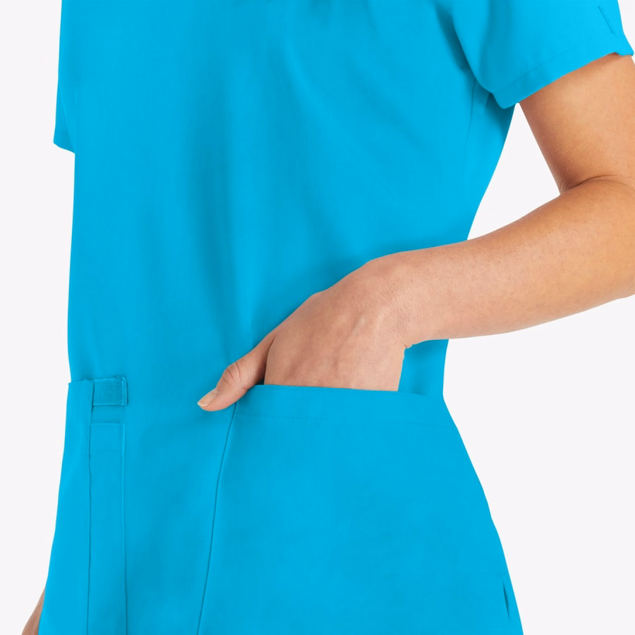 Bluză medicală EDS Essentials cu decolteu în V pentru femei