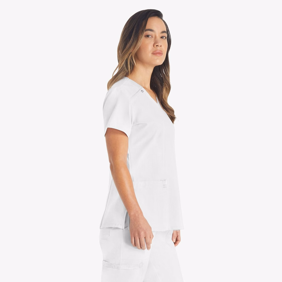 Bluză medicală EDS Essentials cu decolteu în V pentru femei