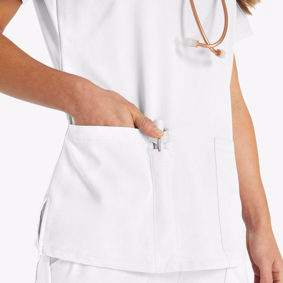 Bluză medicală EDS Essentials cu decolteu în V pentru femei