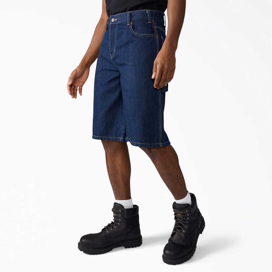 Pantaloni scurți utilitari din denim. 13