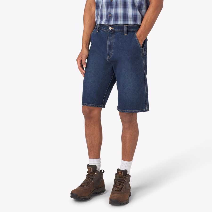 Pantaloni scurți utilitari din denim. 11