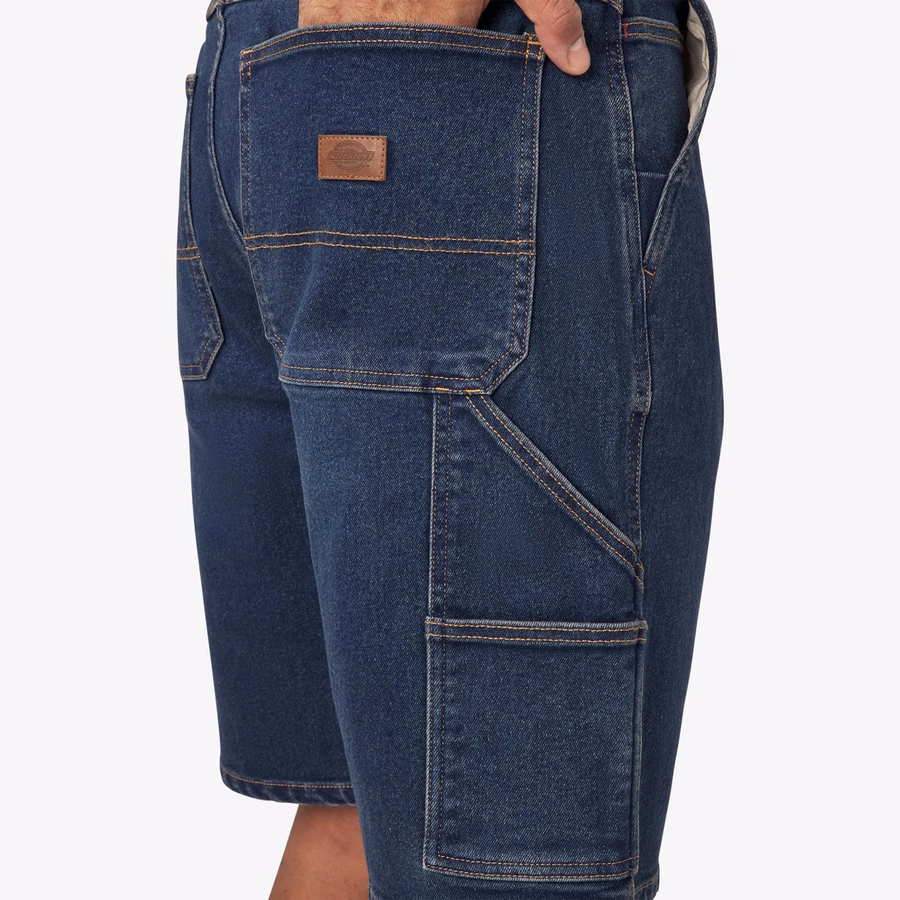 Pantaloni scurți utilitari din denim. 11