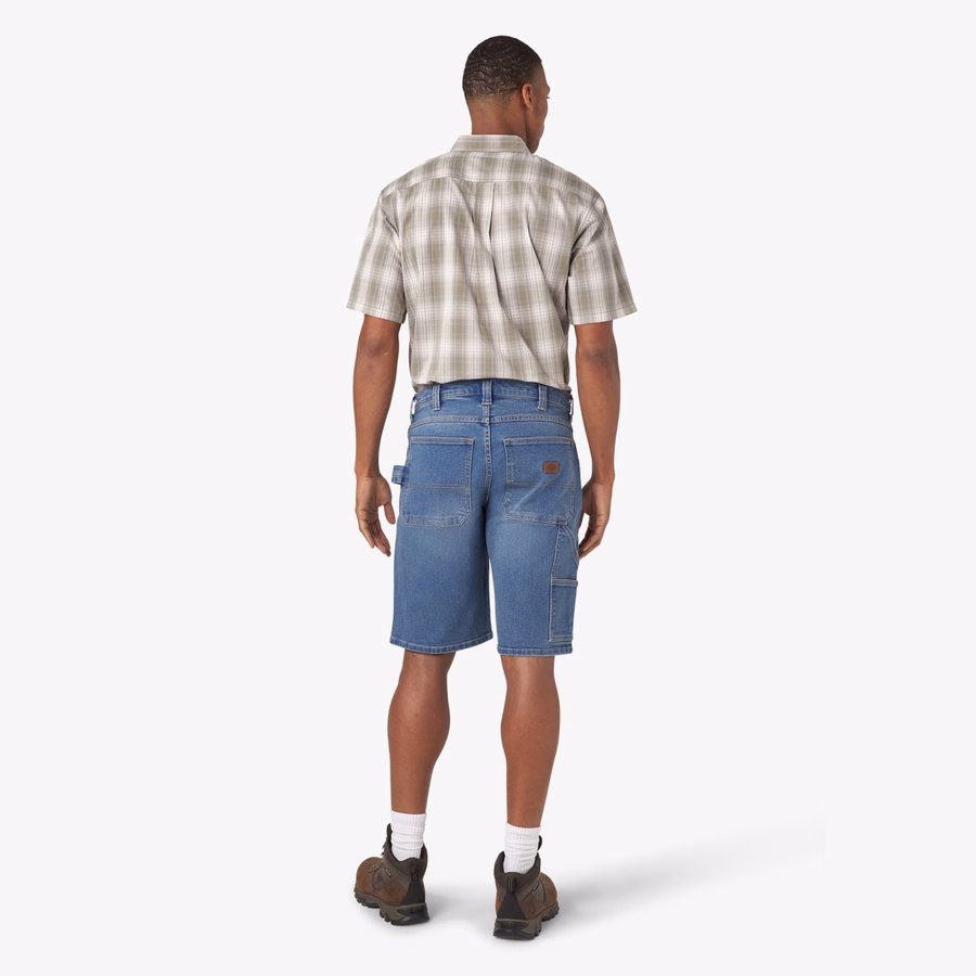Pantaloni scurți utilitari din denim. 11