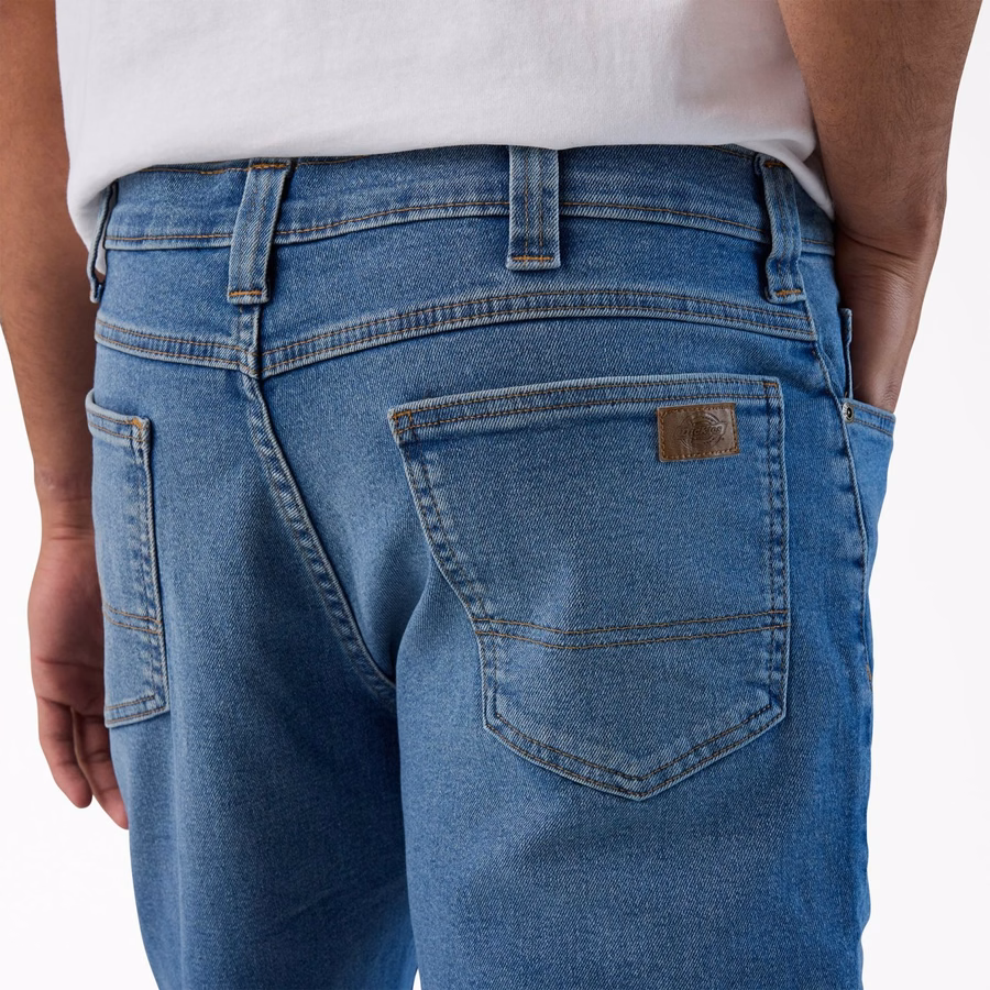 Pantaloni scurți din denim FLEX cu 5 buzunare. 11