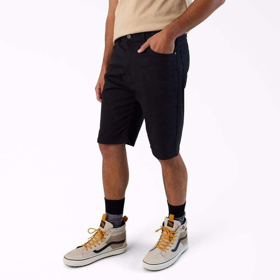 Pantaloni scurți din pânză FLEX cu 5 buzunare, model Duck. 11