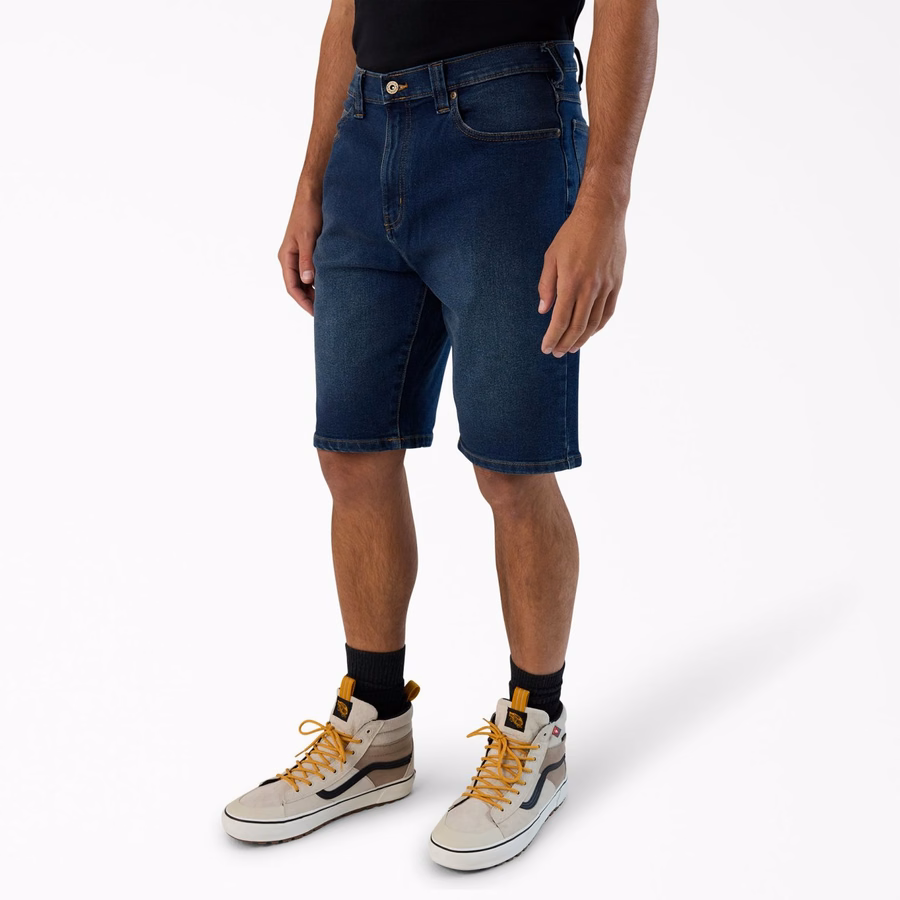 Pantaloni scurți din denim FLEX cu 5 buzunare. 11