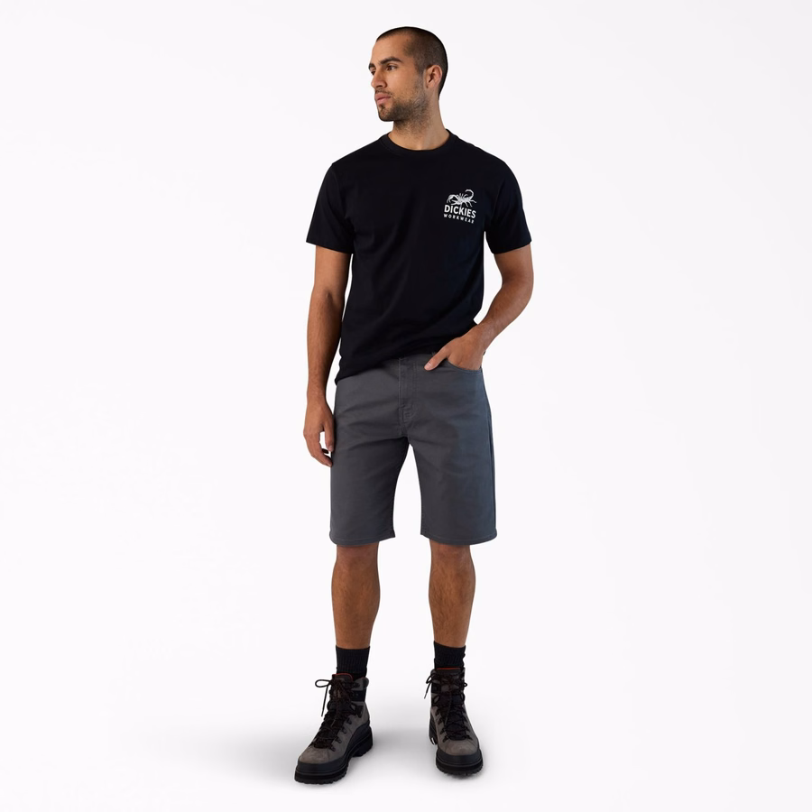 Pantaloni scurți din pânză FLEX cu 5 buzunare, model Duck. 11