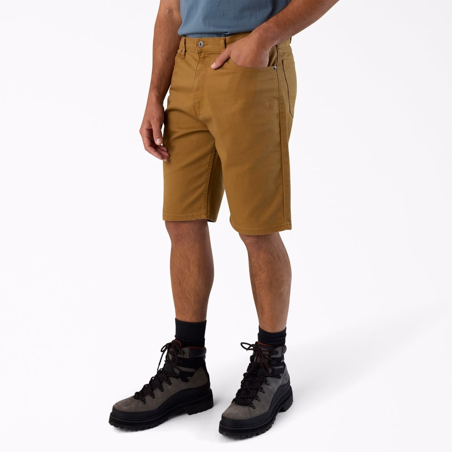 Pantaloni scurți din pânză FLEX cu 5 buzunare, model Duck. 11
