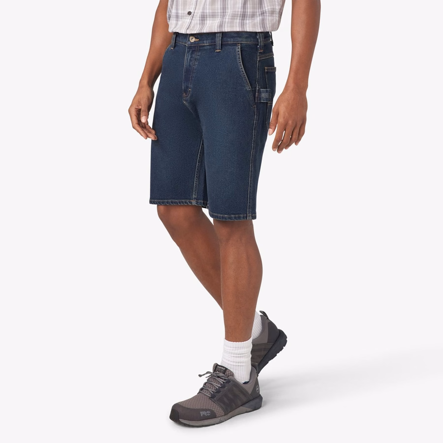 Pantaloni scurți utilitari din denim. 11