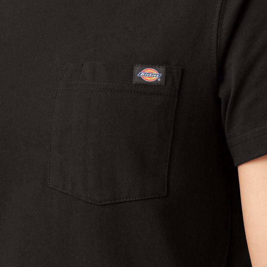 Tricou pentru femei cu mânecă scurtă și buzunar, greutate redusă