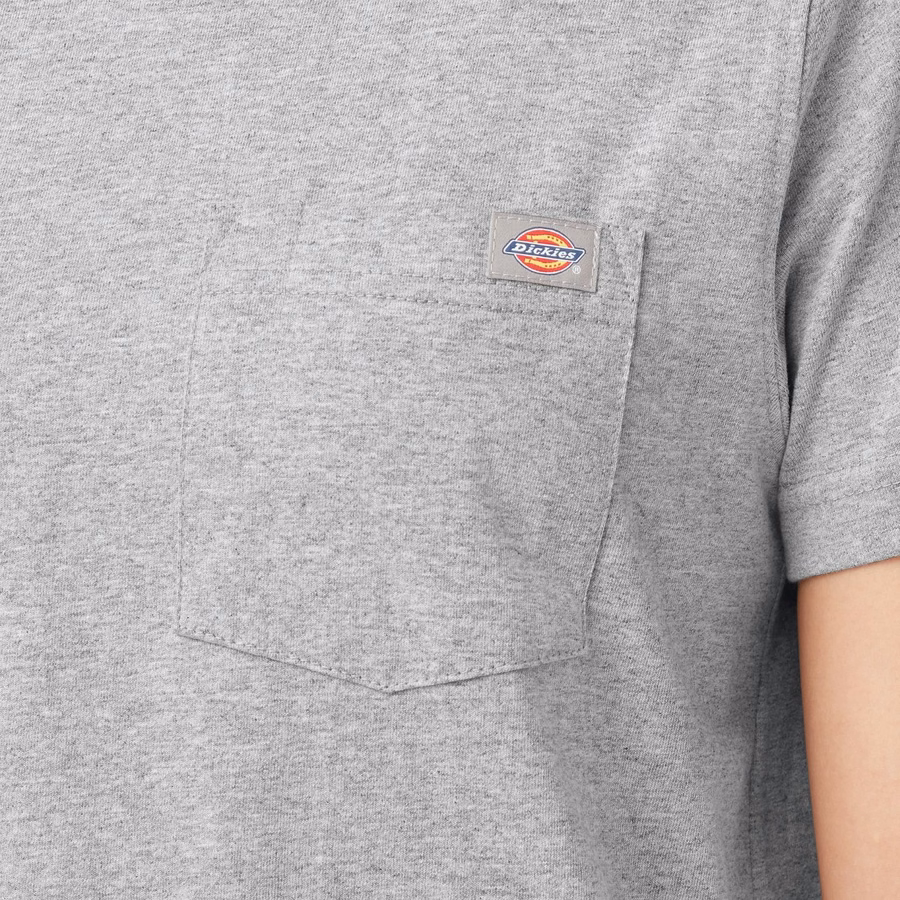 Tricou pentru femei cu mânecă scurtă și buzunar, greutate redusă